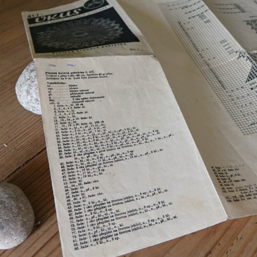 VKUS 417 ... pletená pokrývka — foto 2
