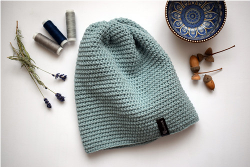Háčkovaná čepice 100% merino — foto 2