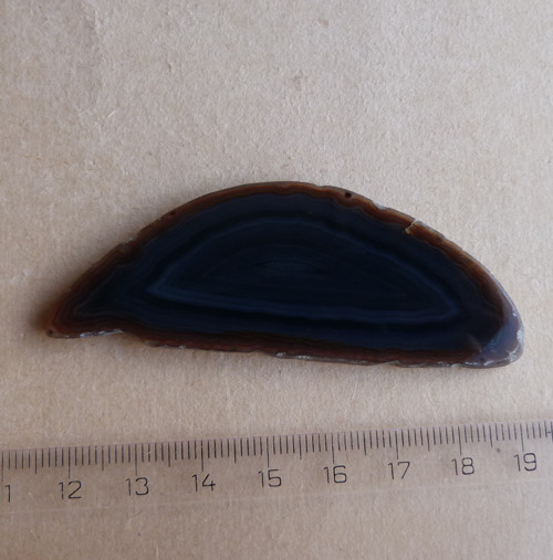 Achát plátek - 7,6 cm — foto 3