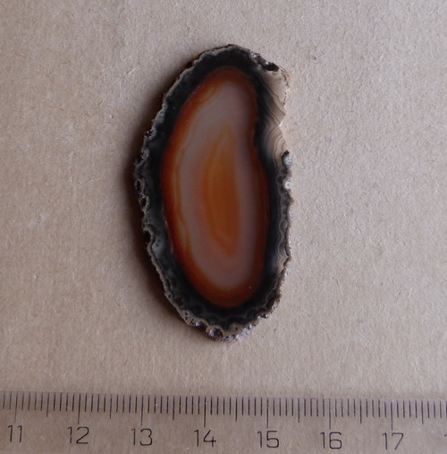 Achát plátek - 5,1 cm — foto 2