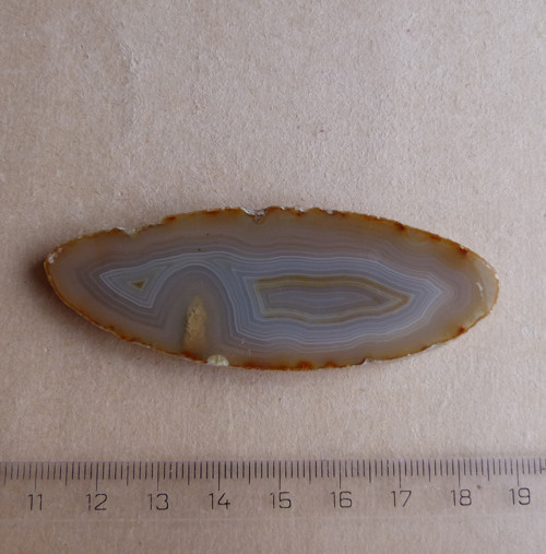 Achát plátek - 7,9 cm — foto 2