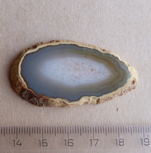 Achát plátek - 5,2 cm — foto 2