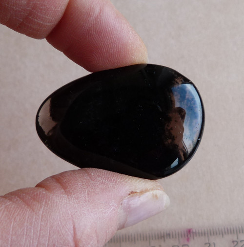 Obsidián kouřový - 4 cm — foto 2