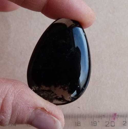 Obsidián kouřový - 4 cm — foto 3
