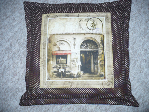 Povlak na polštář- Paříž — foto 3