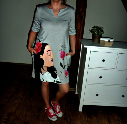 Indii - originál 1ks ručně malované — foto 6