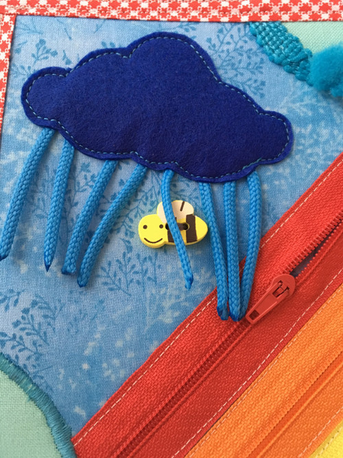 Quiet Book - Duha ze zipů — foto 3