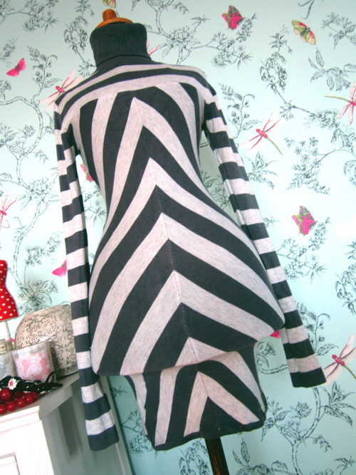 Tunika grey&white stripes — foto 3