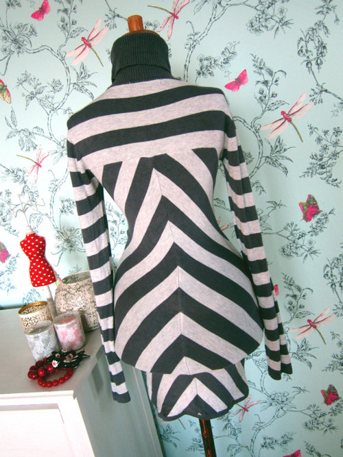 Tunika grey&white stripes — foto 4