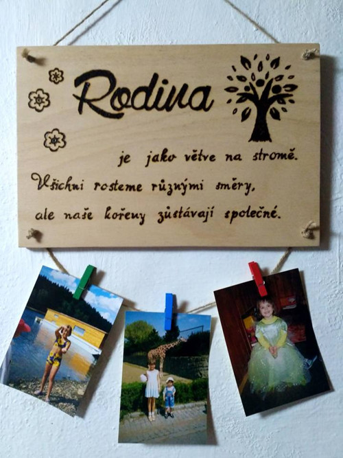 Cedulka RODINA — foto 2
