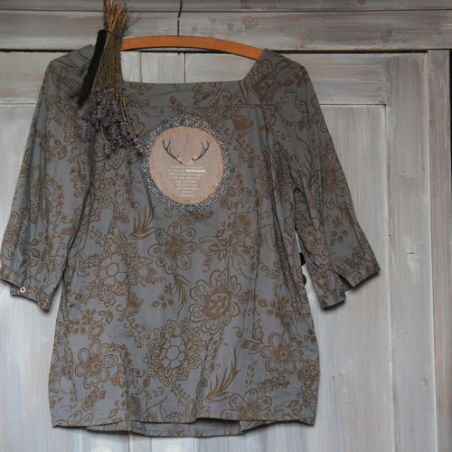 "Deer II", RECY tunika, vel.M - XL — foto 5