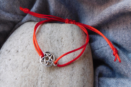 Naušnice protialergické - pentagram — foto 3