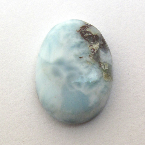 Kabošon larimar ovál 14,4mm — foto 3