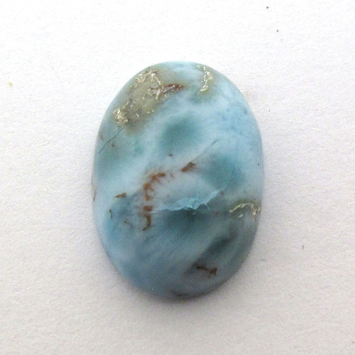 Kabošon larimar ovál 14,1mm — foto 3