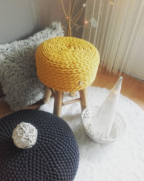 Dizajnová Taburetka YELLOW — foto 6