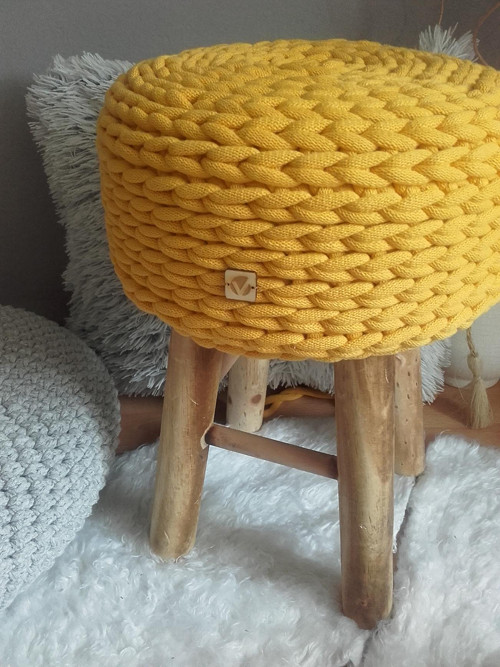 Dizajnová Taburetka YELLOW — foto 5