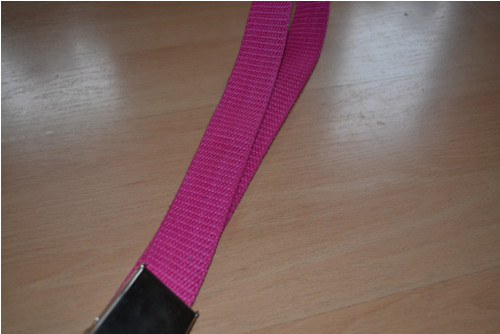 Starý rypsový pásek-pink — foto 3