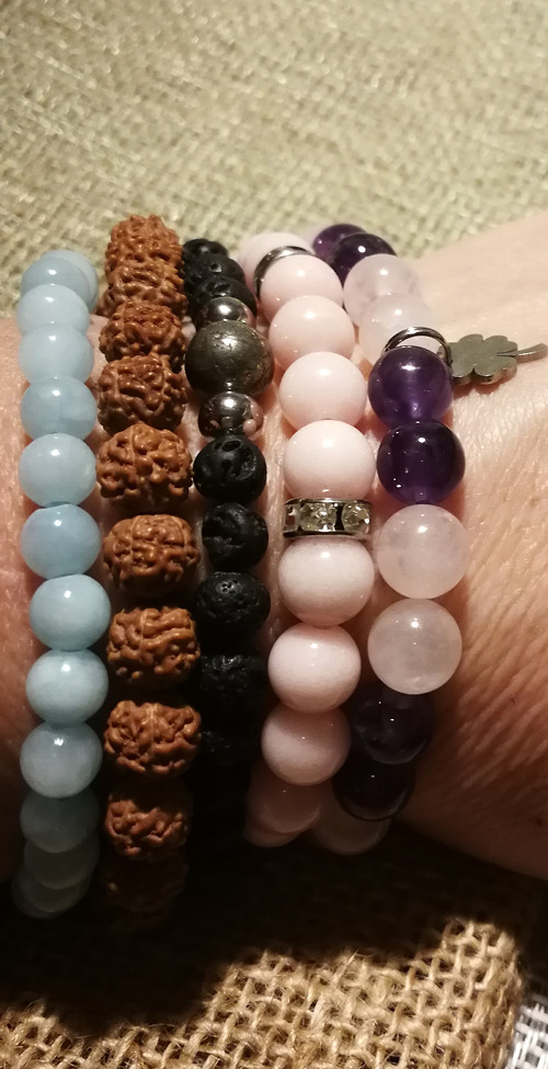 Náramek - rudraksha — foto 5