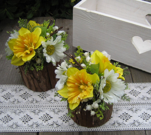 Drobné dekorace s narcisy — foto 2