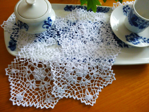 Háčkované prostírání — foto 3