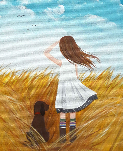 Letní procházka - 30x30cm — foto 2