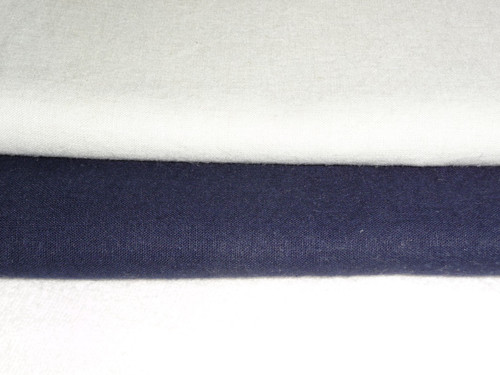 Tmavě modrý len 180g/m2 — foto 3