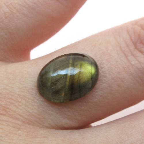 Kabošon labradorit ovál 13,2mm — foto 2