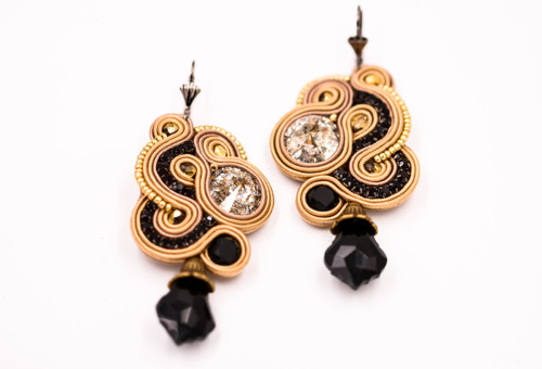 Soutache set v zlatej farbe — foto 2