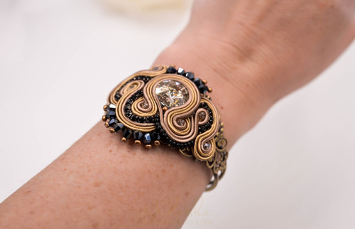 Soutache set v zlatej farbe — foto 4