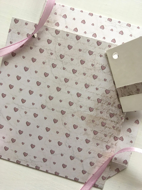 Růžová srdíčka - obal na CD 13x14 cm — foto 2