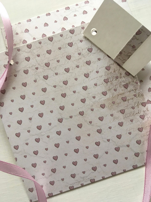 Růžová srdíčka - obal na CD 13x14 cm — foto 3