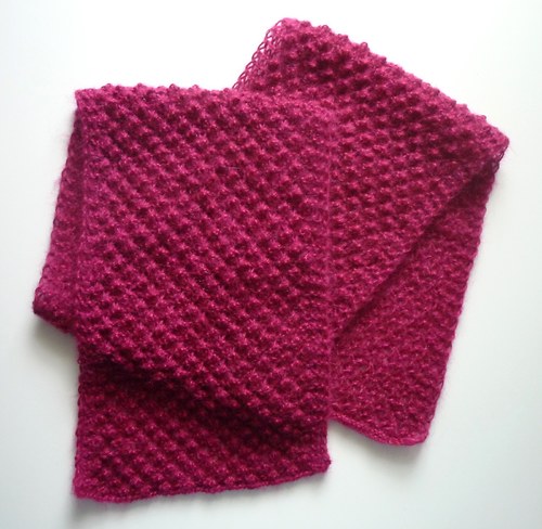 Hebká pletená šála-Mohair — foto 5