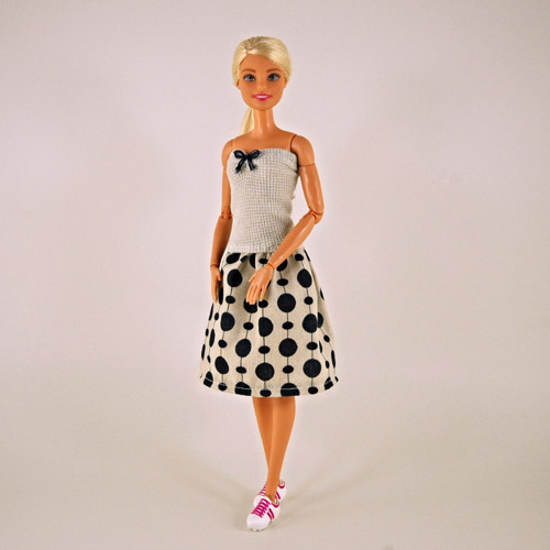 Barbie - Krémové šaty — foto 4