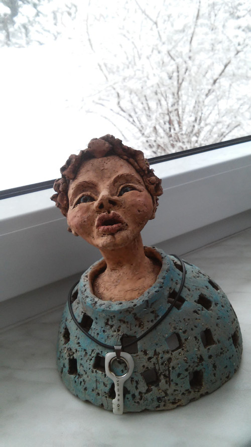 Porcelánový přívěsek Klíček. — foto 4