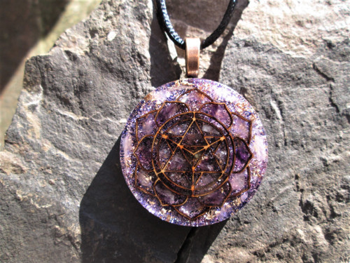 Org. šperk ,, Sri Yantra srdeční meditace " — foto 2