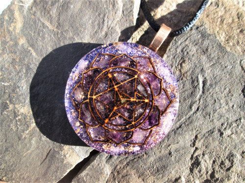 Org. šperk ,, Sri Yantra srdeční meditace " — foto 3