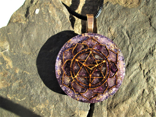 Org. šperk ,, Sri Yantra srdeční meditace " — foto 6