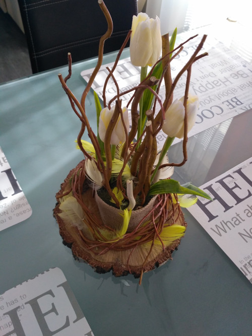 Jarní dekorace s tulipány — foto 2