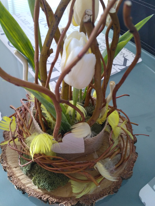 Jarní dekorace s tulipány — foto 3
