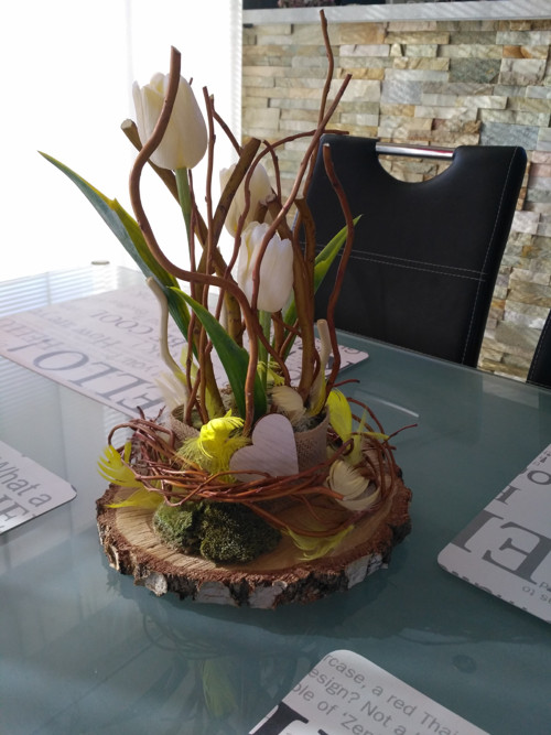 Jarní dekorace s tulipány — foto 4
