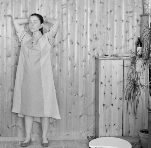 Lněné šaty (M/L) — foto 6