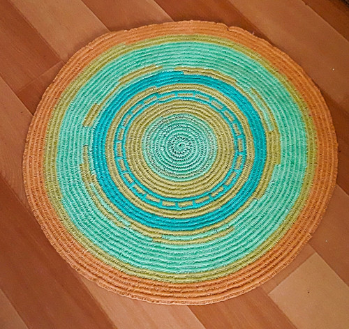 Kulatý kobereček 49 cm. — foto 2