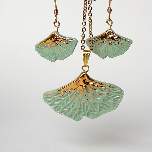Ginkgo souprava se zlatem — foto 3