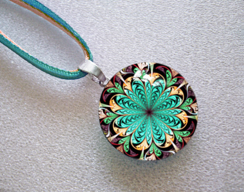 Mandala zelenohnědá — foto 4