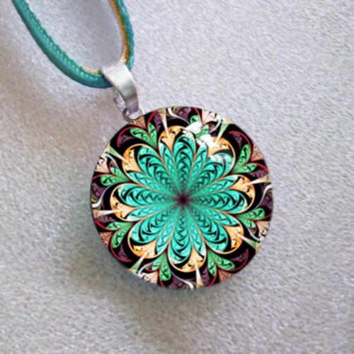Mandala zelenohnědá — foto 2