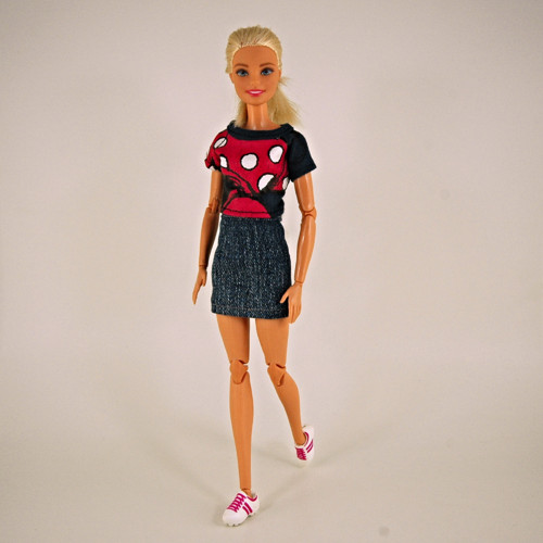 Barbie - Komplet trička a sukně — foto 2