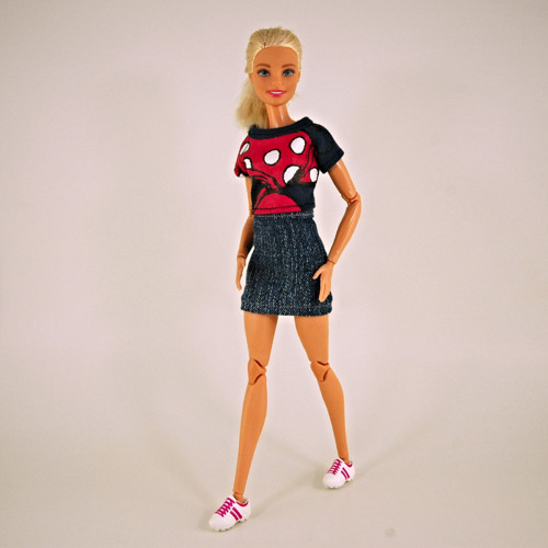 Barbie - Komplet trička a sukně — foto 3