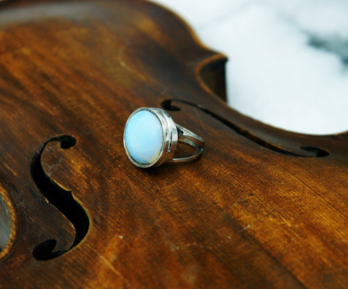 Nerezový prsten..." Blue moon " — foto 2