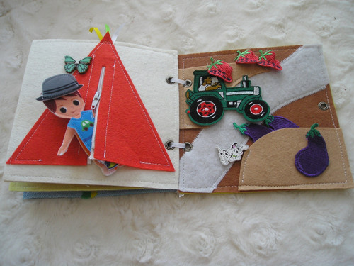 Quiet book+hrací arch — foto 5