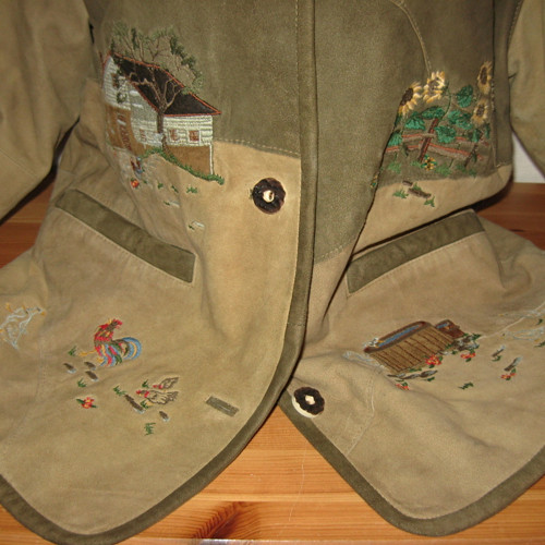 Sako kožené, unikát 13599 — foto 2